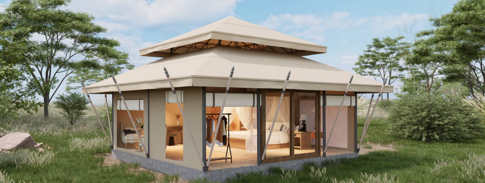 卓尼县户外野奢帐篷